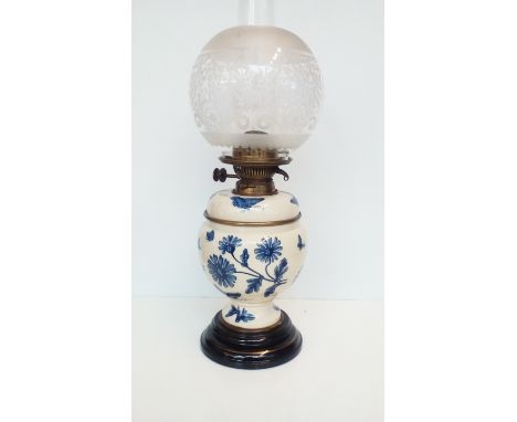 Ceramic based oil lamp - Hicks & Sons 63cm