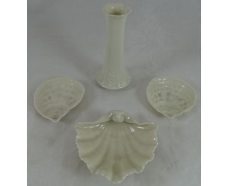 4 Pieces of Royal Worcester Blanc de Chine porcelain  