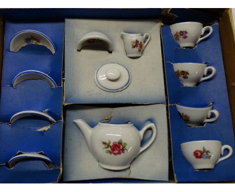 Boxed Child's 11 piece Porcelain tea set  