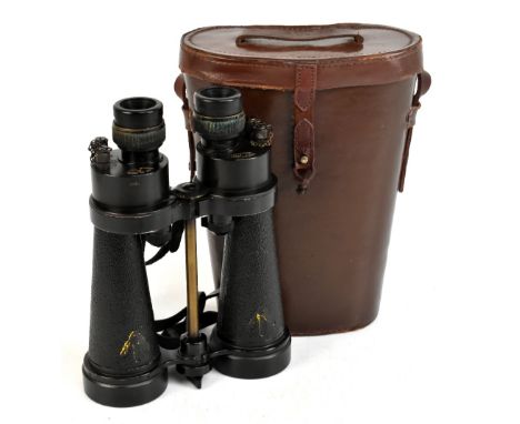 BARR &amp; STROUD; a pair of WWII military binoculars, stamped 7X CF41, Glasgow &amp; London, A.P. No.1900A, serial no.79303,