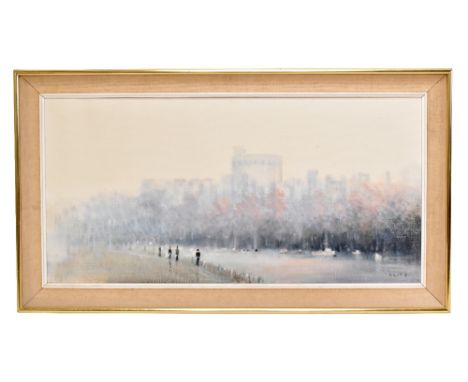 ANTONY ROBERT KLITZ (1917-2000); oil on canvas, 'Windsor Castle', signed lower right, 49.5 x 100cm, framed. (D)Additional Inf