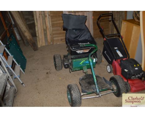 A Power Caddy golf buggy