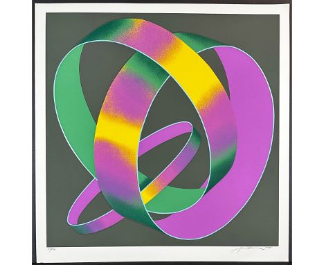 Silkscreen titled Whisper Theme. Signed lower right numbered 159/200. Year 1978 Sight size 25.5" x 26"