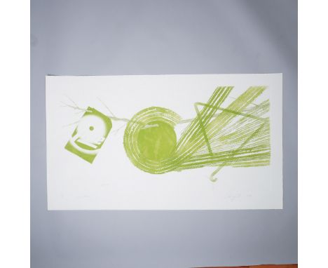 This limited edition print titled State II by James Rosenquist (1933-2017) exemplifies his signature fusion of pop art and su