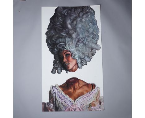 Let Them Eat Cake by Drew Merritt is a limited-edition archival inkjet print on Moab Entrada (rag paper) that merges classica