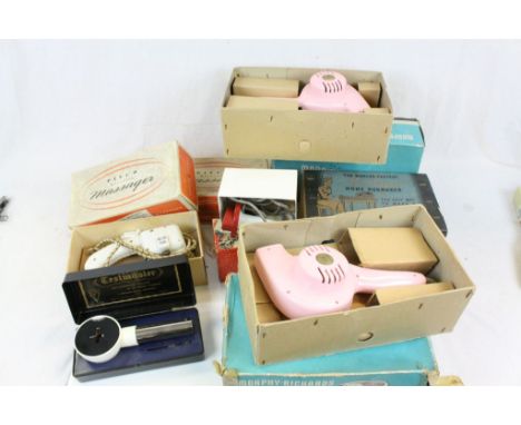 Box of Vintage Appliances, all in original boxes including Morphy Richards, Pifco, etc