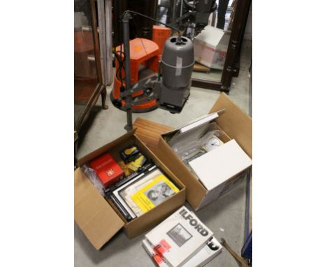 Collection of Photographic Equipment including MPP Enlarger with Thomson-Houston Lens plus a Box of Enlarger Lens, Three Boxe