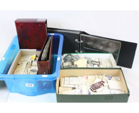 Large collection of vintage Cigarette, Tea and Trade cards, loose &amp; in albums to include 19th Century