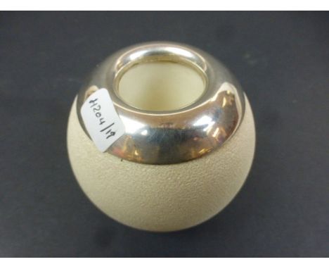 Carltonware Stoke on Trent Matchstick Holder / Striker with Silver Tone Top, c1950