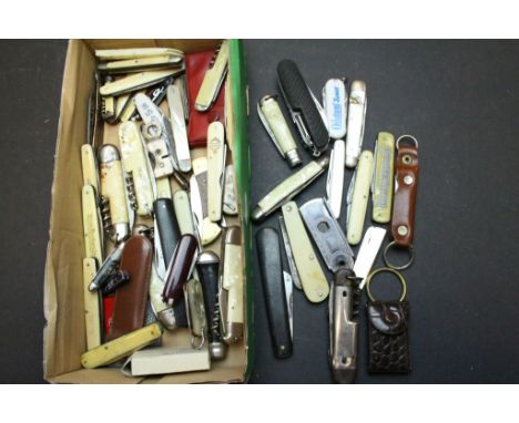 Mixed collectable vintage Penknives to include Military style, Multi tool etc