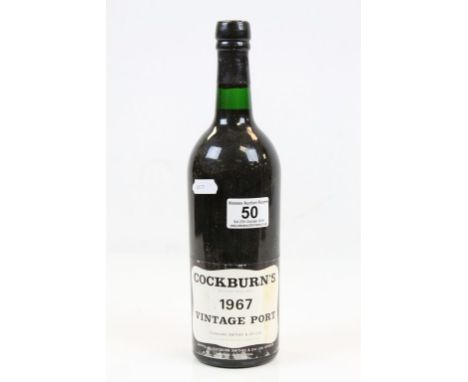 Unopened Bottle of Cockburn's 1967 Vintage Port