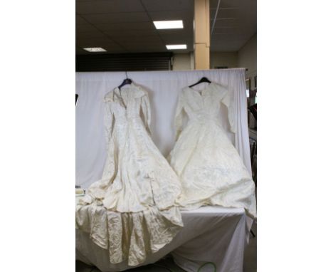 Two vintage Wedding dresses