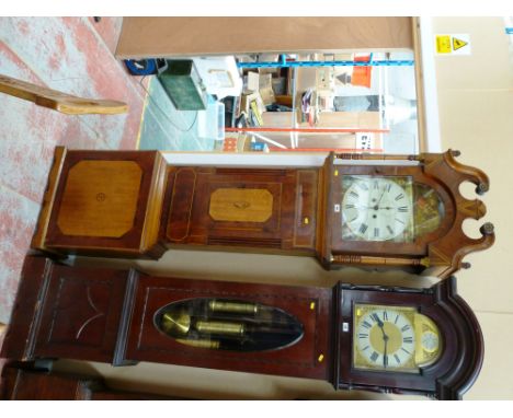 INLAID LONGCASE CLOCK 86"