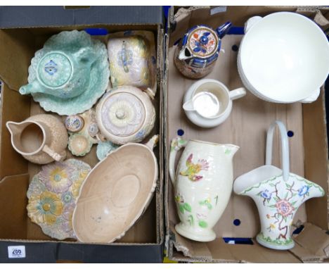 A mixed collection of items to include: H&amp;K, Price Kensington &amp; similar embossed items, Wedgwood Queensware bowl, sim