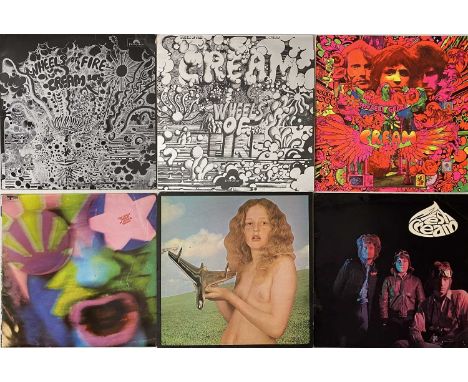 CLASSIC ROCK - LP COLLECTION. A mixture of 19 classic rock LPs. Artists/ titles include Cream inc Disraeli Gears (593 003, re