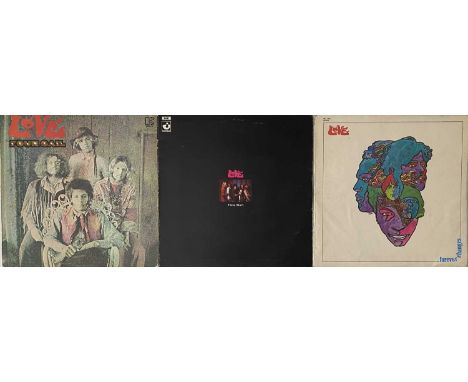 LOVE - UK LP PACK. A fine selection of 3 LPs by West Coast 60s psych favourites Love. Titles include Forever Changes (EKL 401