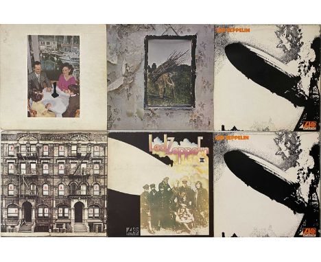 CLASSIC ROCK &amp; PROG - LP COLLECTION. A lovely collection of 45 rock LPs. Artists/ titles include Led Zeppelin inc S/T (x2