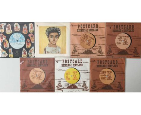 POSTCARD RECORDS 7" PACK (SCOTTISH POST-PUNK/ WAVE/ ALT). A quality selection of 7 7" singles, all released on Postcard Recor