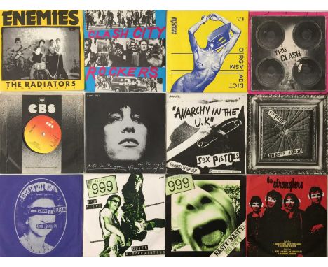 PUNK / ROCK / POP - 7" COLLECTION. A superb collection of around 118 x 7". Artists include The Radiators From Space, Buzzcock