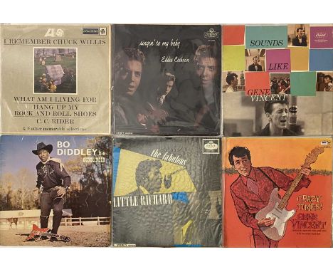 ROCK &amp; ROLL - LP COLLECTION. A collection of 50 x LPs. Artists/ Titles include Gene Vincent inc Sounds Like Gene Vincent,