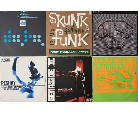 HOUSE / TRANCE / DANCE / HARDCORE / HIPHOP / R&amp;B - 12" COLLECTION. A collection of around 150 x 12" to include 2 x LPs. A