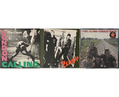 THE CLASH - UK LP PACK. A quality selection of 3 UK pressed LPs by London punk legends The Clash. Titles include Combat Rock 