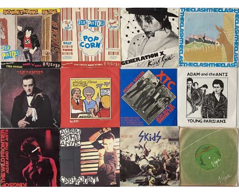 7" COLLECTION (ROCK/PUNK/NEW WAVE/POP). Plenty to spin with around 100 x 45s here. With cuts from the likes of Sex Pistols, T