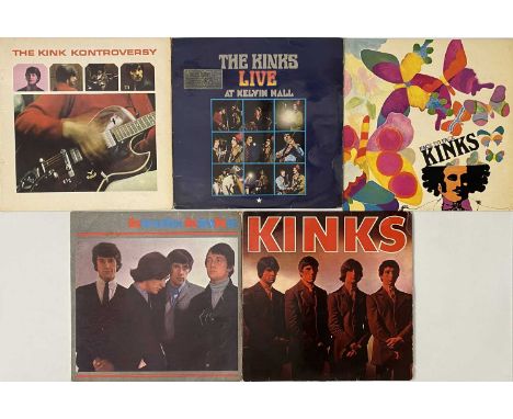 THE KINKS - UK OG LP PACK. A smashing selection of 5 LPs by The Kinks, all original UK pressings. Titles include Face To Face