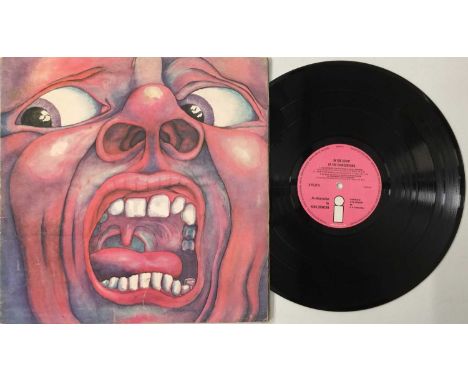KING CRIMSON - IN THE COURT OF THE CRIMSON KING LP (UK 1ST - PINK ISLAND - ILPS 9111). A magical UK 1st pressing of King Crim
