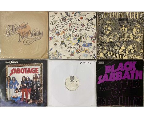 ROCK / CLASSIC ROCK - LPs. A rockin' collection of around 64 x (almost entirely) LPs. Artists/ Titles include Led Zeppelin - 