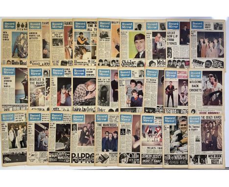 44 issues of Record Mirror magazine from WE Feb 1st to WE Dec 26th. Most intact and most in very clean and well stored condit