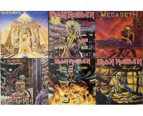 HEAVY ROCK &amp; METAL - LP COLLECTION. A super selection of 26 heavy rock &amp; metal LPs. Artists/ titles include Megadeth 