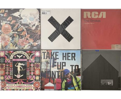 INDIE / ALT - MODERN LP COLLECTION. A collection of 45 x LPs to include dinked editions. Artists/ Titles include The Strokes 