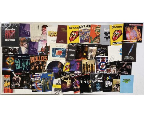 Approx 50 assorted concert/tour programmes chiefly c 1990s/00s to include: Oasis 1997, 2000, 2002, 2009 and Noel Gallagher's 