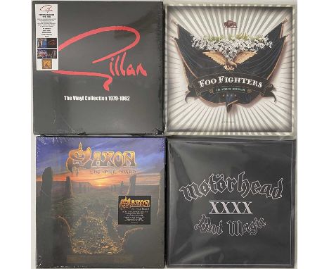 ALT/ HEAVY ROCK/ METAL - LP BOX SETS (SOME SEALED). A fine selection of 4 LP box sets, some sealed. Artists/ titles include F