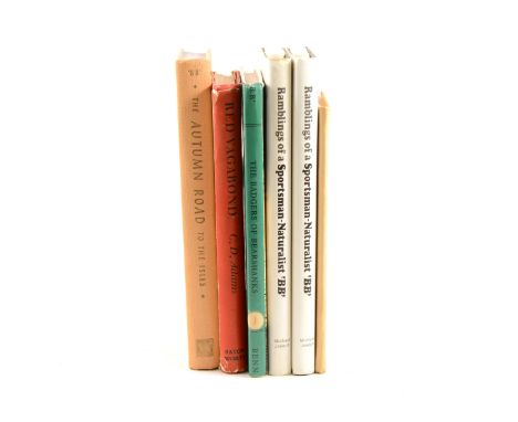Five books by BB (Denys Watkins-Pitchford), "Alexander", A R Mowbray &amp; Co Ltd, 1959, "The Autumn Road to the Isles", sign