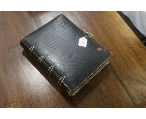 Victorian photograph album of portrait photographs