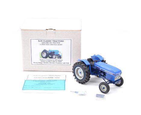 RJN Classic Tractors model Leyland 384 tractor, 1:16 scale, limited edition no.832, with certificate, boxed.