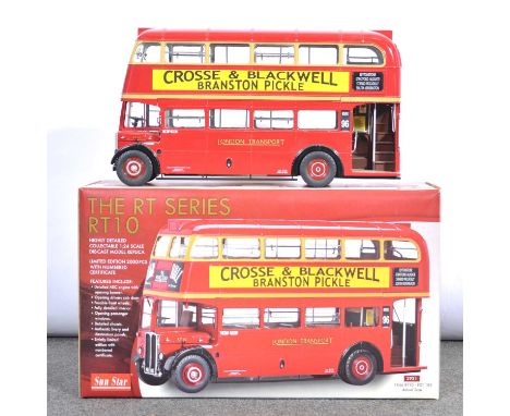 Sun Star model RT10 double decker London bus 'Crosse &amp; Blackwell Branston Pickle', 1:24 scale, boxed.