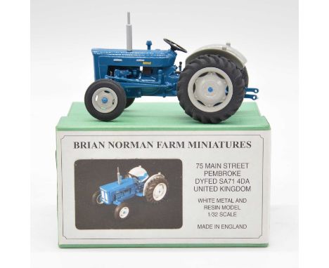 Brian Norman Farm Miniatures model Fordson Super Dexta tractor, 1:32 scale, ref FM07, boxed.