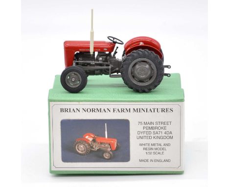 Brian Norman Farm Miniatures model Massey Ferguson 35 3 cylinder diesel, 1:32 scale, ref FM08, boxed.