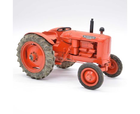 Denzil Skinner &amp; Co model Nuffield Universal tractor, 1:16 scale, red body, unboxed. 