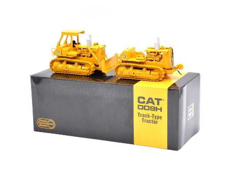 Classic Construction Models (CCM) 1:48 scale model CAT Caterpillar DD9H dual track type tractor crawler dozer, boxed with out