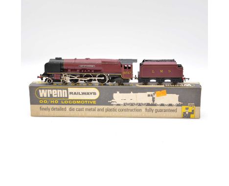 Wrenn OO gauge model railway locomotive ref W2242 LMS 4-6-2 'City of Liverpool', boxed with booklet. Condition report:The loc