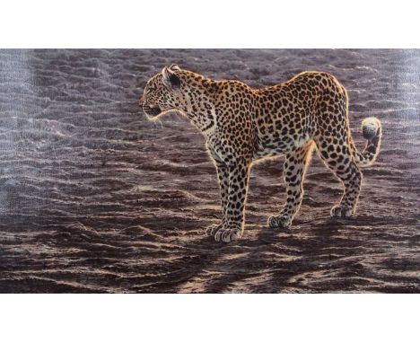 Alan M.Hunt (British, b.1947), Okavango Apparition, limited edition lithograph (slipped in glaze), 62x95cm, framed and glazed