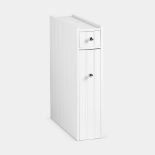 Holbrook White Slimline Bathroom Cabinet-ER32