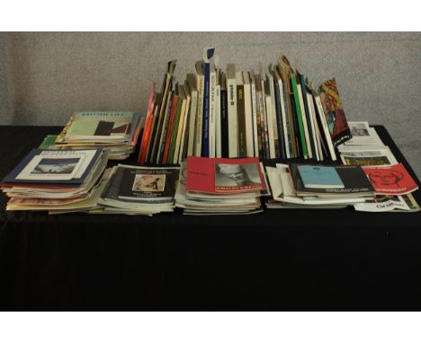 A Collection of 100 plus art magazines , books and pamphlets. H.32 W.24cm. (largest) 