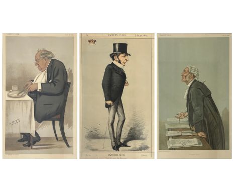 Dom Joly Collection - Vanity fair Men of The Day Prints; Phineas Taylor Barnum and Mr Fredrick Andrew Inderwick, and Statesme
