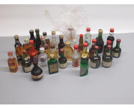 Collection of Whisky, Vodka, Brandy, etc. miniatures (32) 