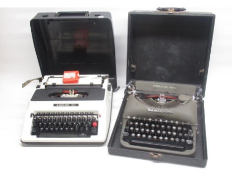 Silver Reed 500 typewriter and a Remington Rand typewriter (2) 